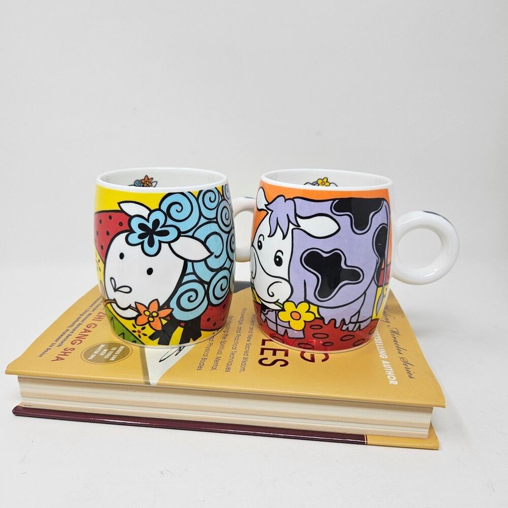 Mug Gleneagles COW SHEEP Farmhouse set of 2